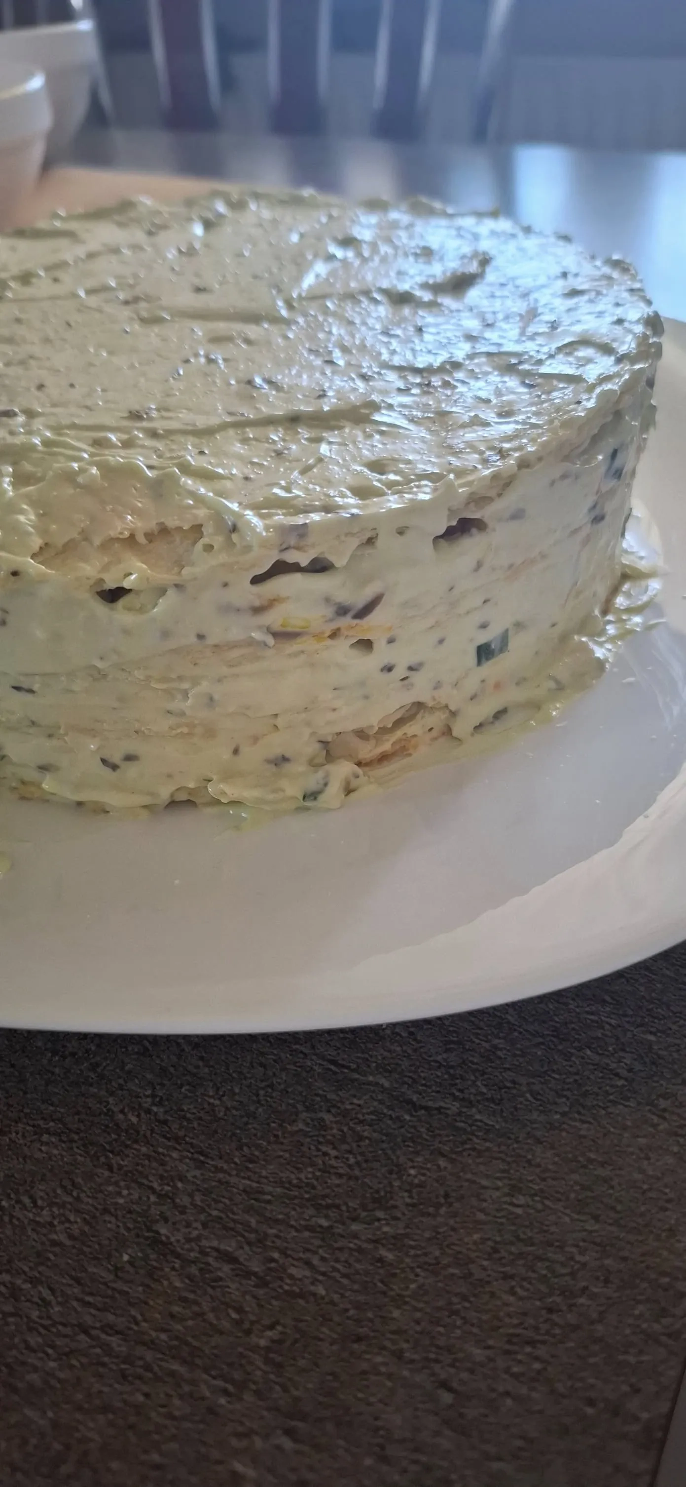 Napoleono tortas su vištiena ir keptomis daržovėmis Napoleono tortas su vištiena ir keptomis daržovėmis