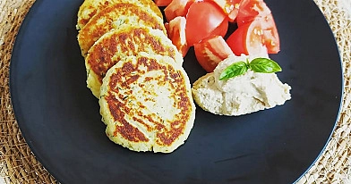 Sāļie ķirbja plācenīši ar biezpienu un sieru