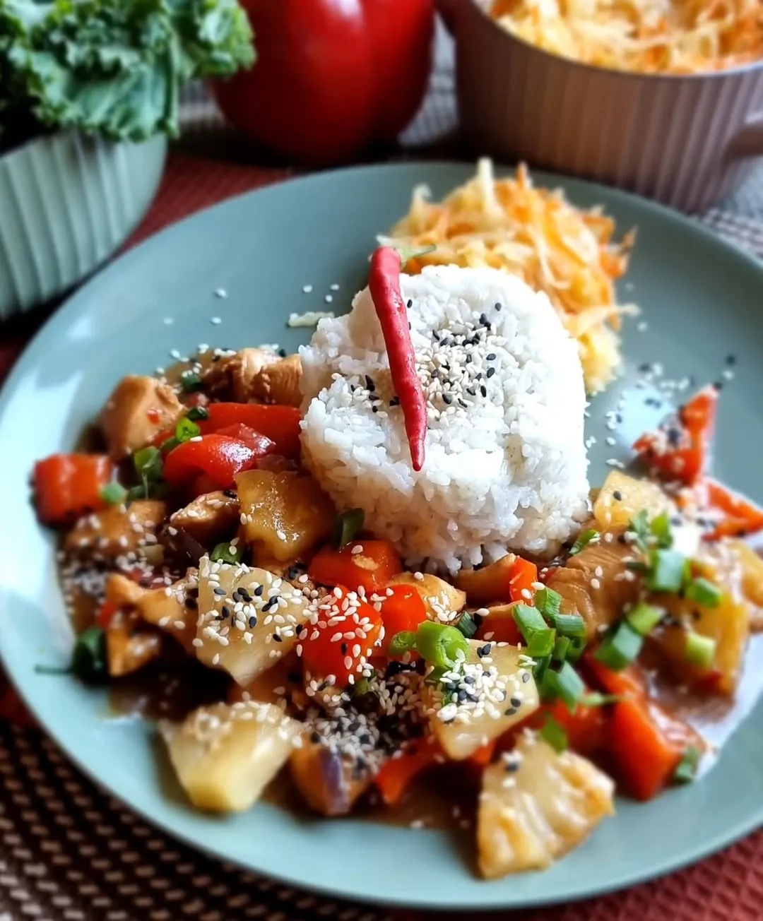 Vistas fileja ar ananasiem un sojas mērci - ātri un gardi