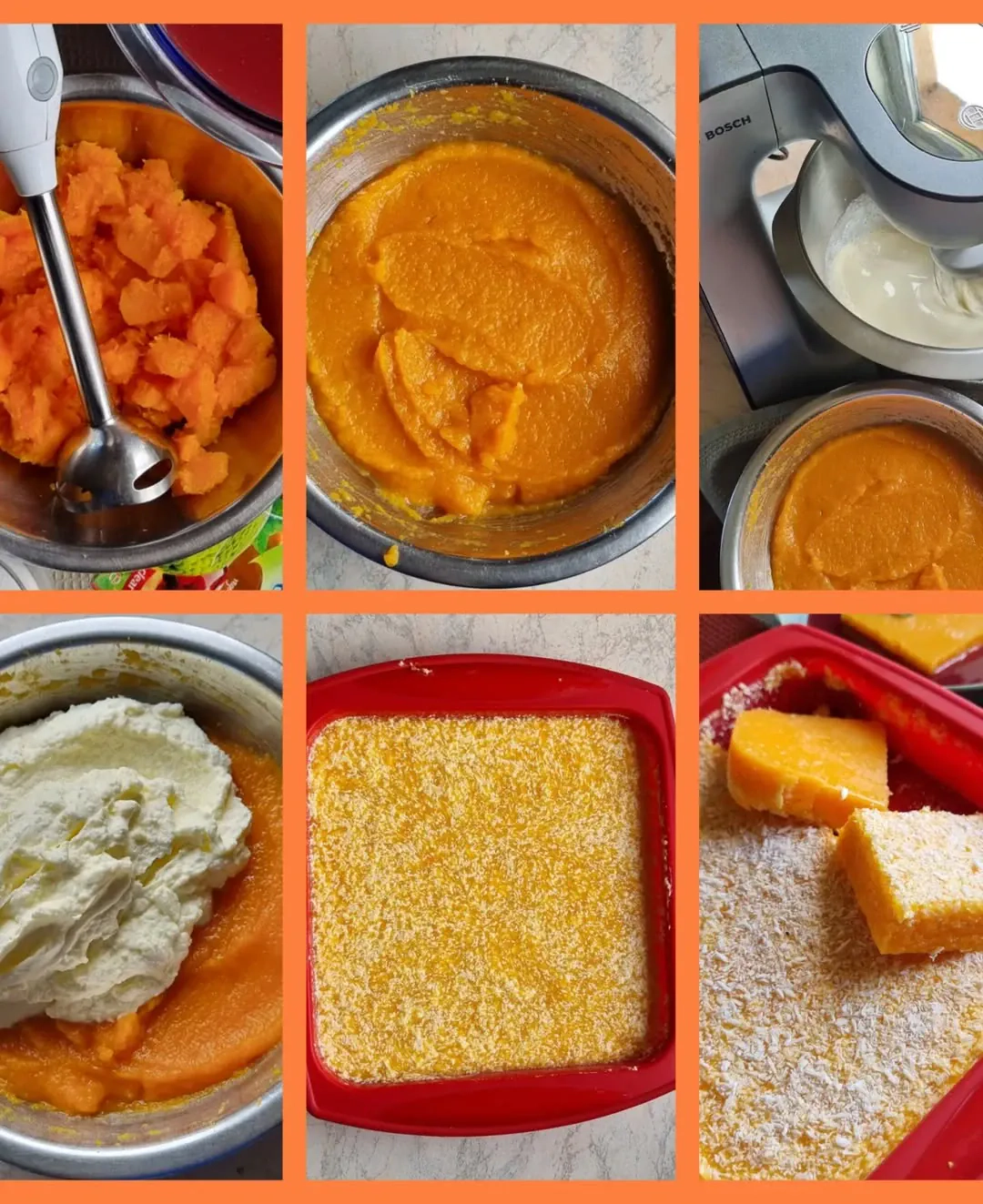 Ķirbju deserts ar putukrējumu un ķīseli