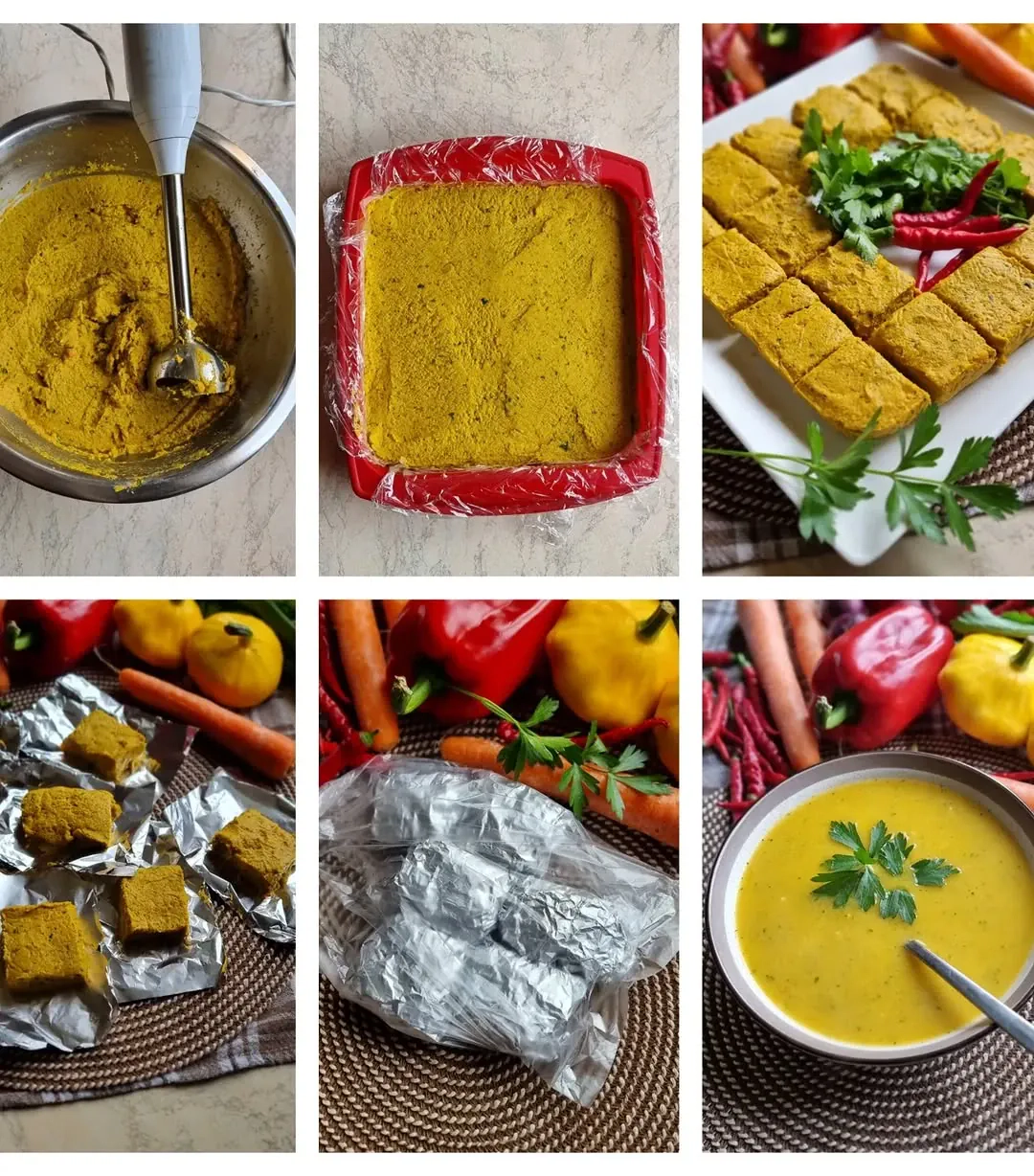 Mājās gatavoti vistas buljona kubiciņi ilgstošai uzglabāšanai