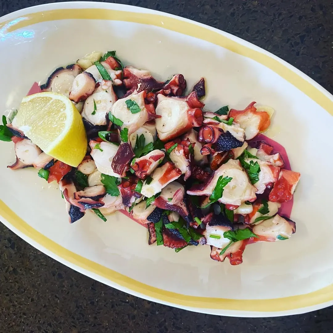 Itališkos aštuonkojų salotos su bulvėmis (insalata Di Polpo)