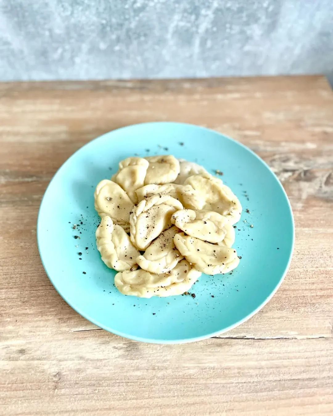 Pierogi ruskie z twarogiem i ziemniakami