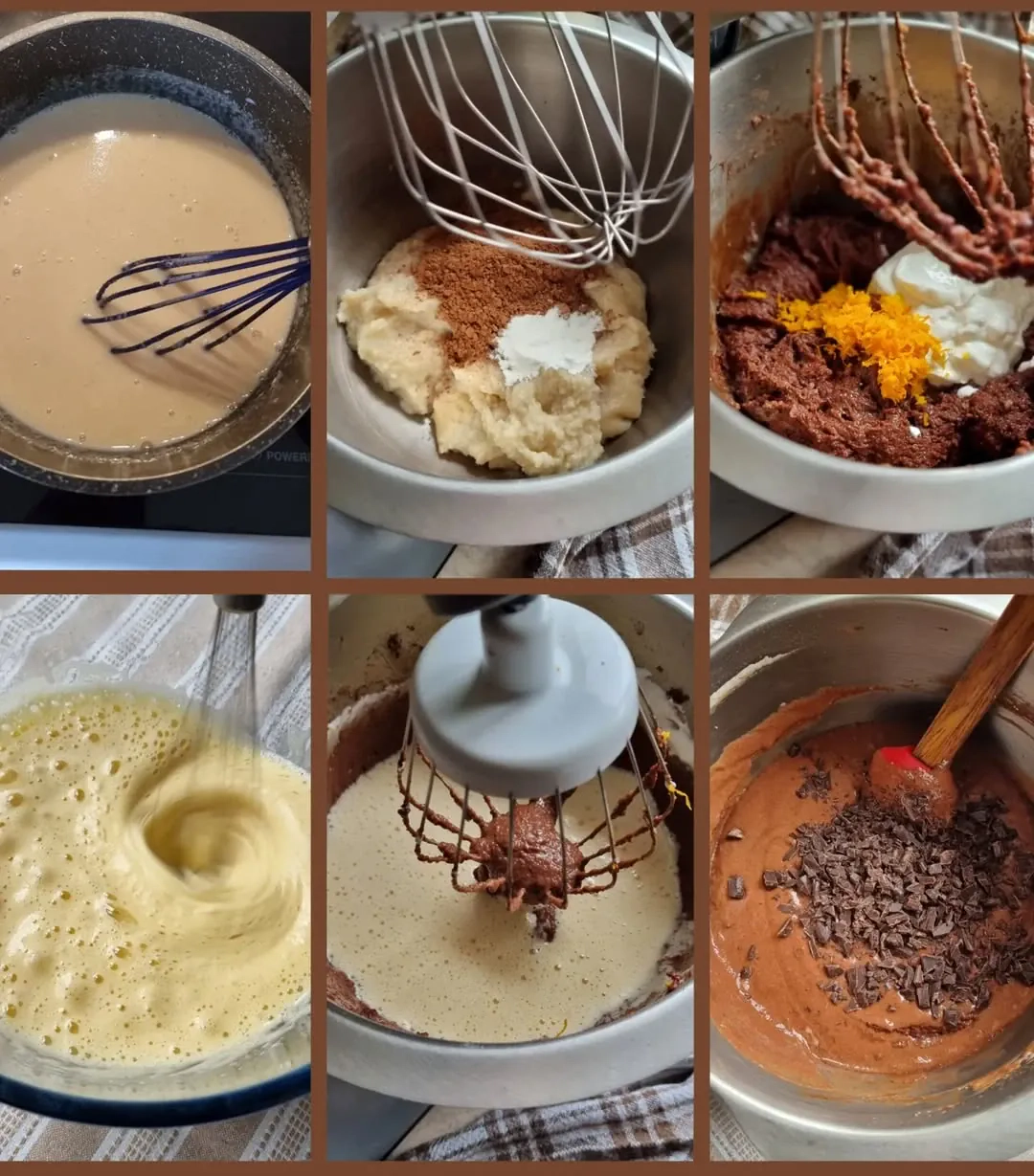 Mannas šokolādes kūka ar grieķu jogurtu un apelsīnu garšu