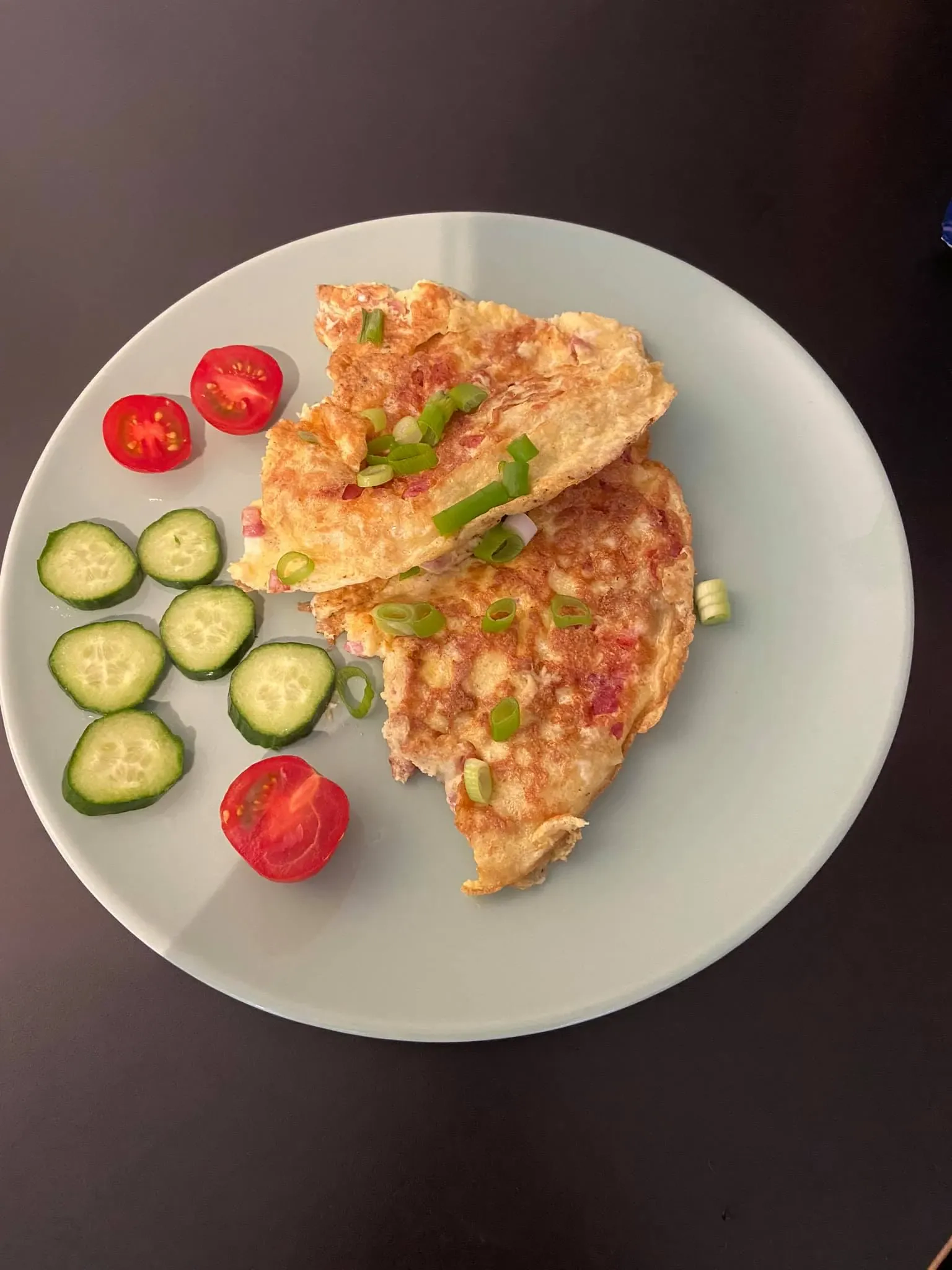 Purus omletas orkaitėje kaip darželyje - tradicinis receptas su pienu