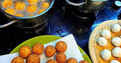 Tarybinės varškės spurgos su soda