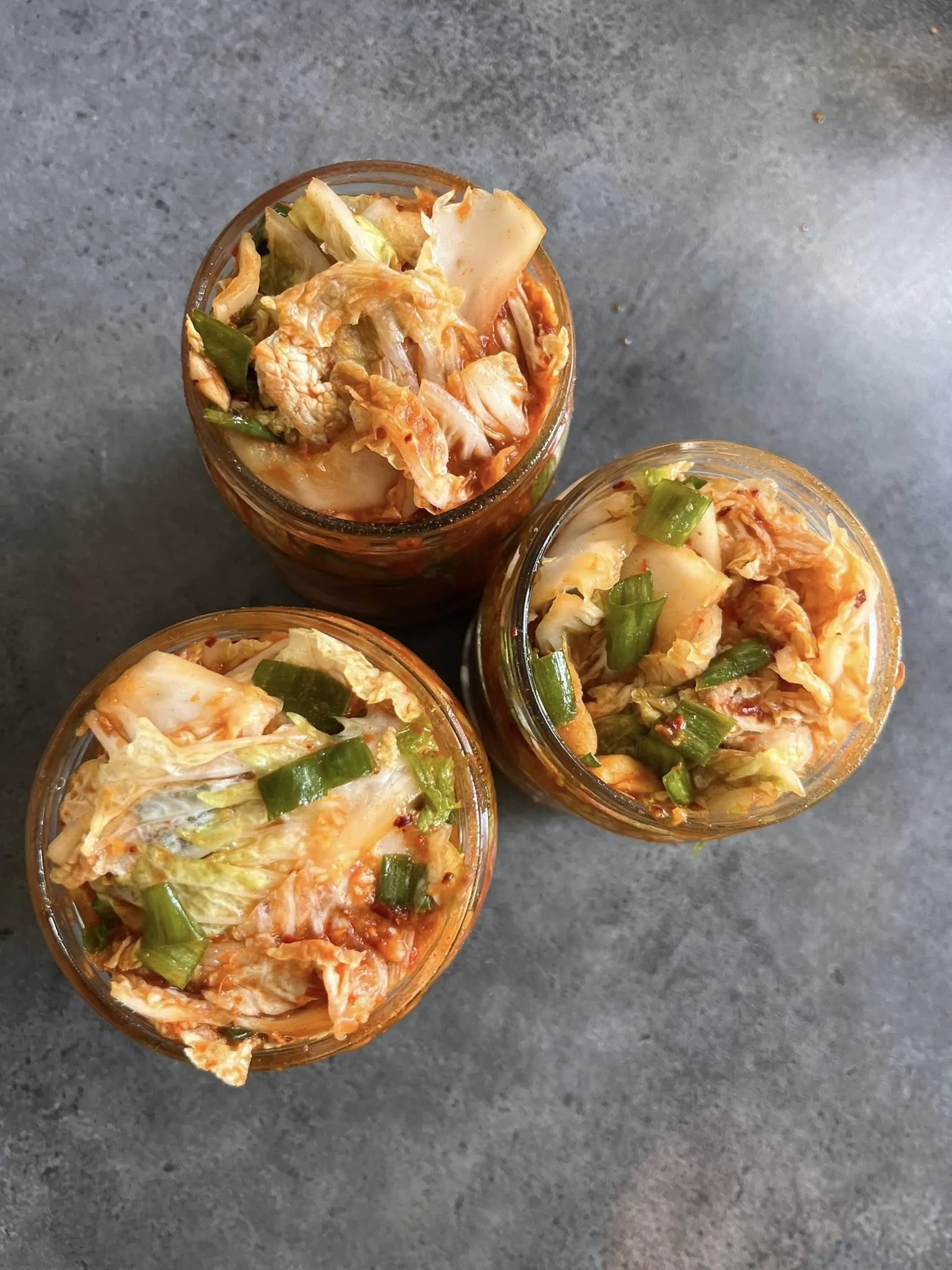 Kimchi - kimči rauginti kopūstai korėjietiškai