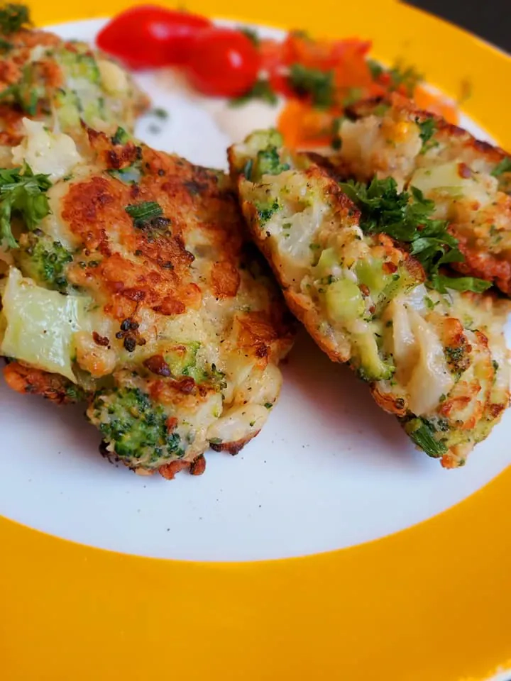 Greiti ir sveiki brokolių ir žiedinių kopūstų blynai