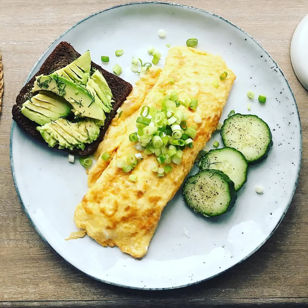 Purus omletas keptuvėje