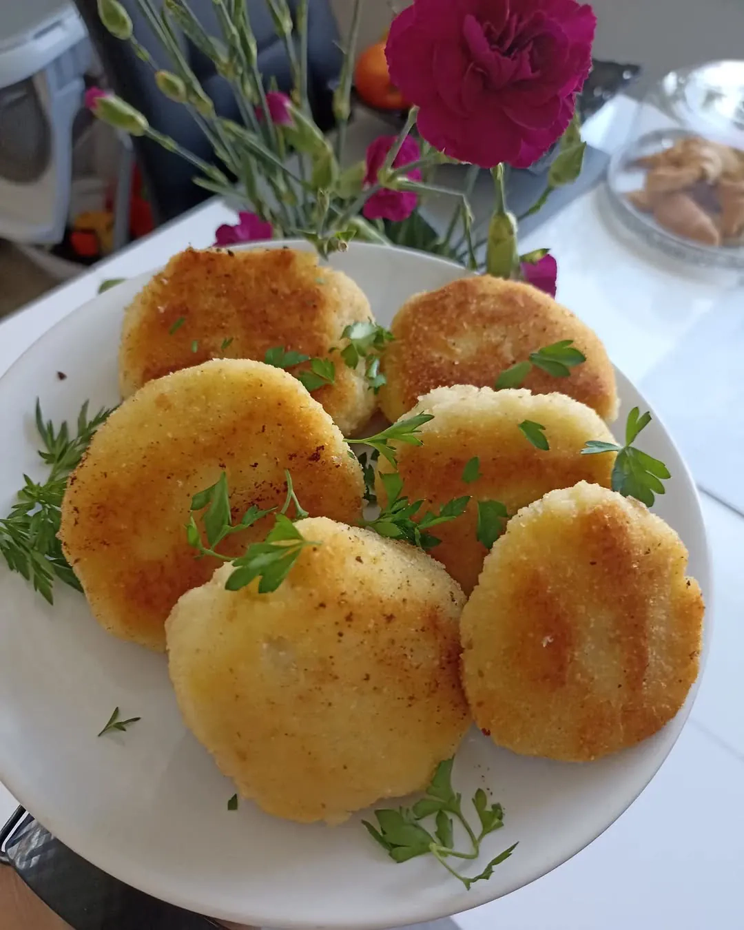 Virtų bulvių kotletai su silke