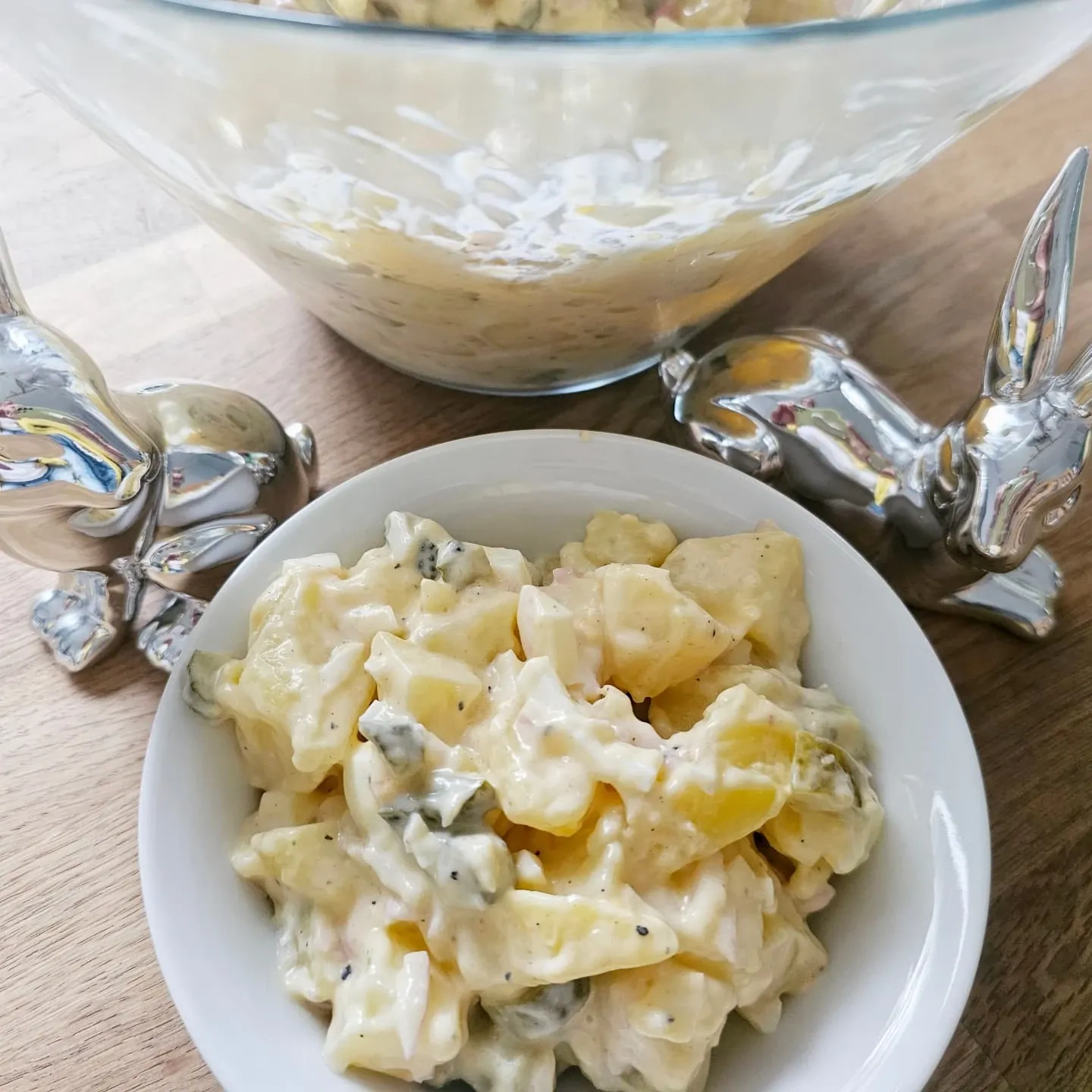 Omas kartoffelsalat mit selbstgemachter mayonnaise