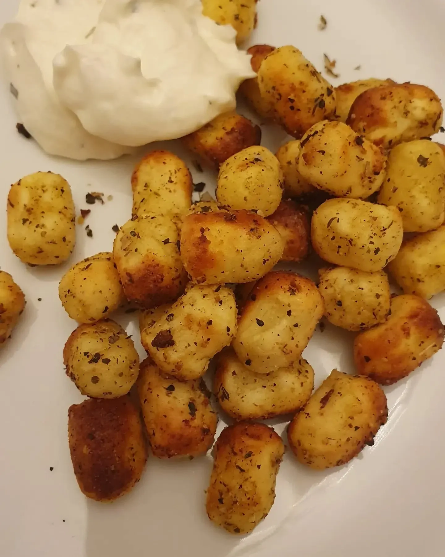Knusprige gnocchi aus dem airfryer