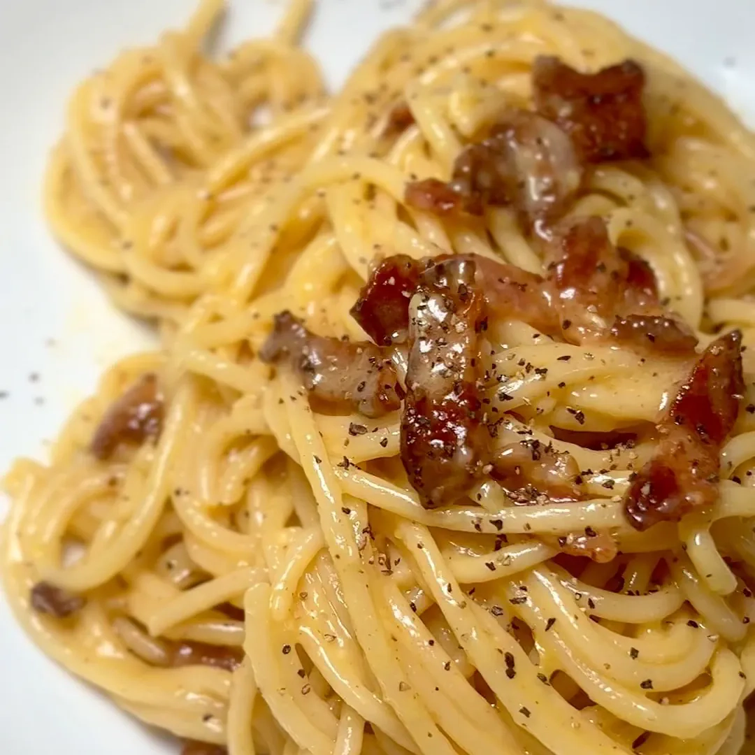 Spaghetti carbonara z mascarpone
