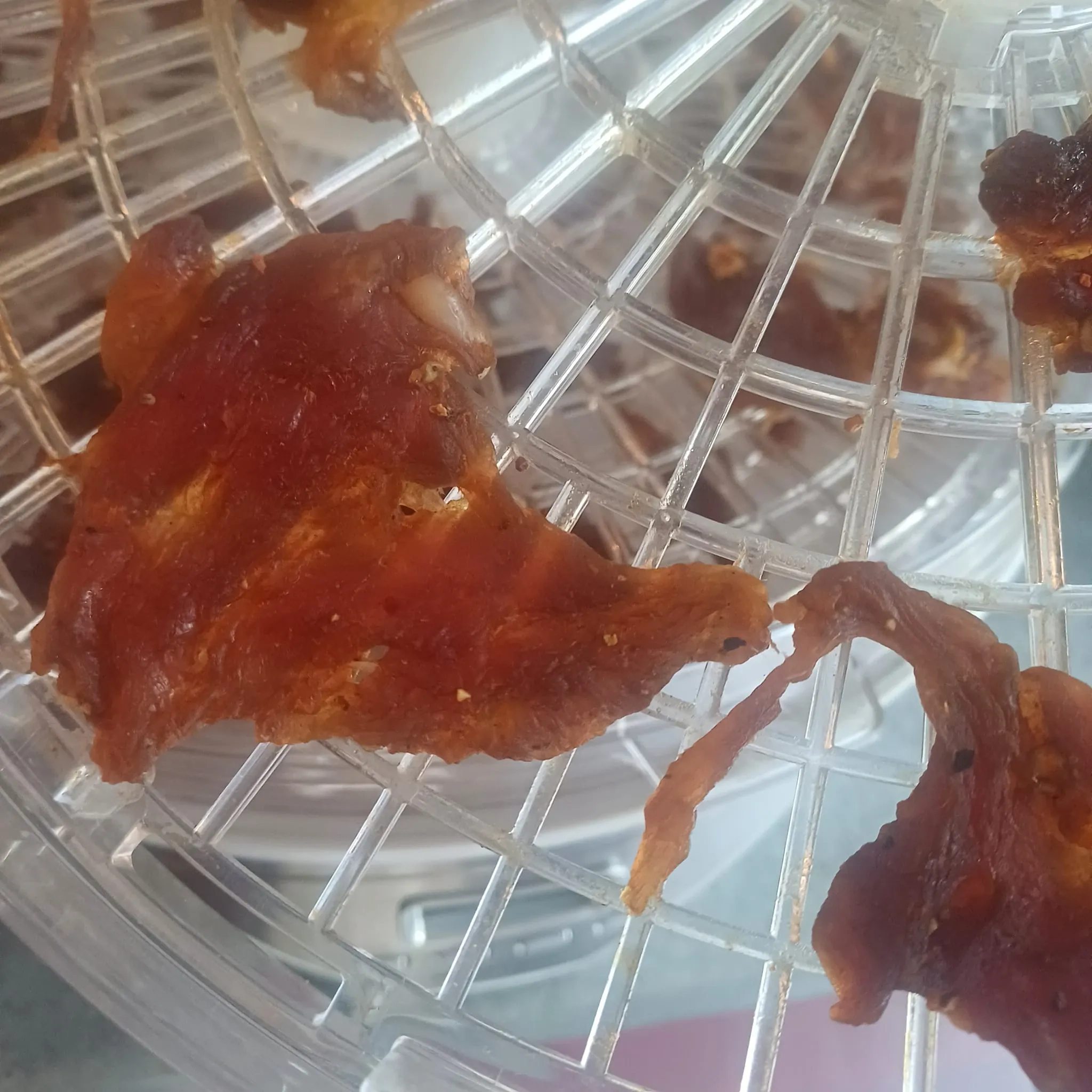 Džiovinta kiaulienos išpjova, filė be riebaliukų, džiovyklėje