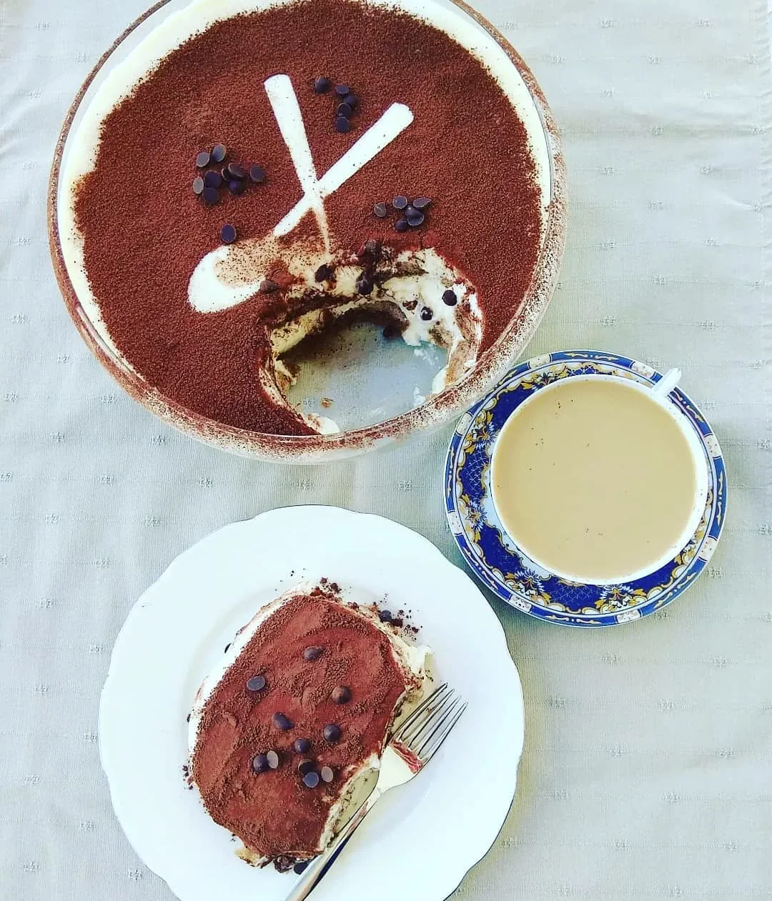 Tiramisu na biszkopcie z kremem mascarpone