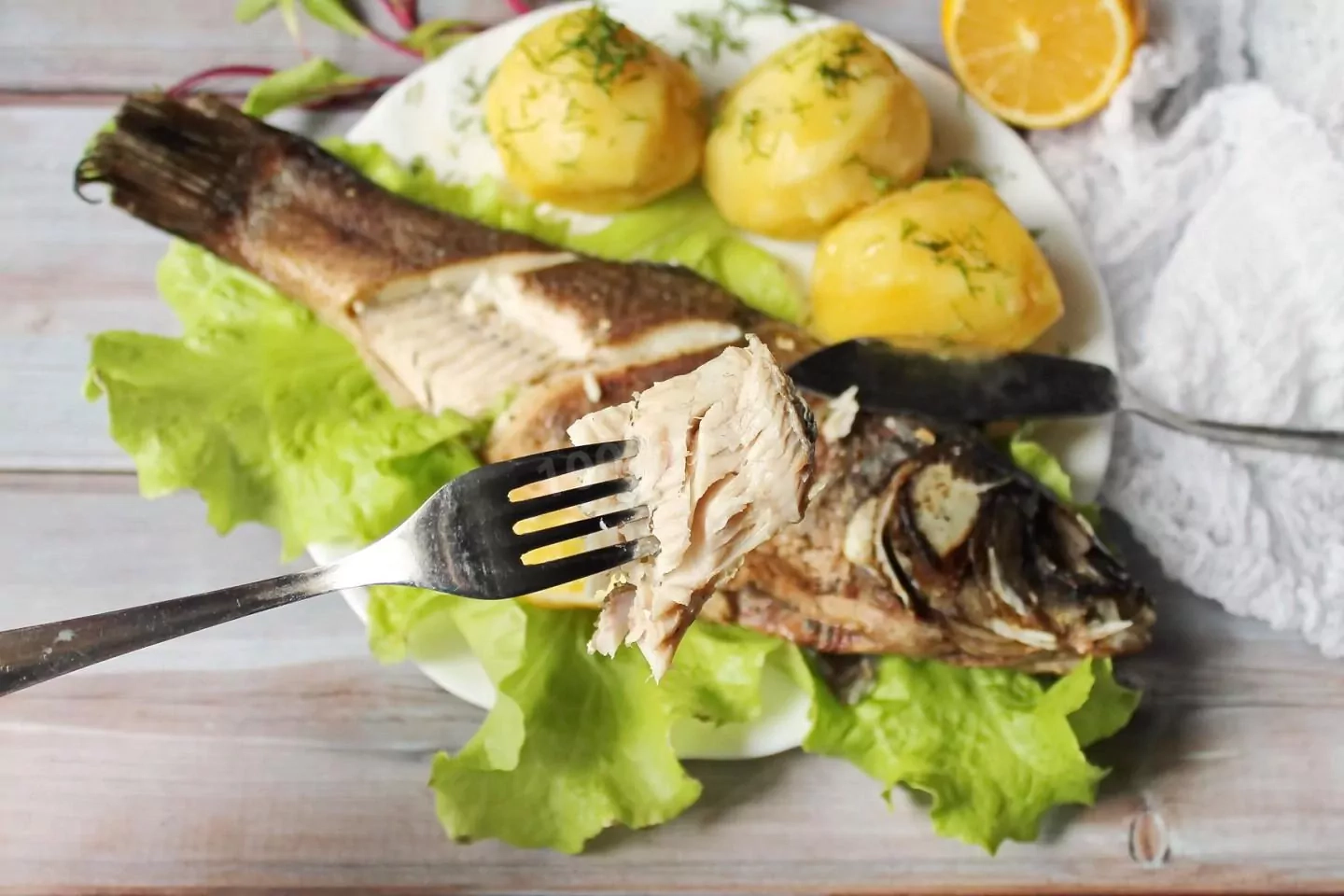 Lin pieczony w piekarniku