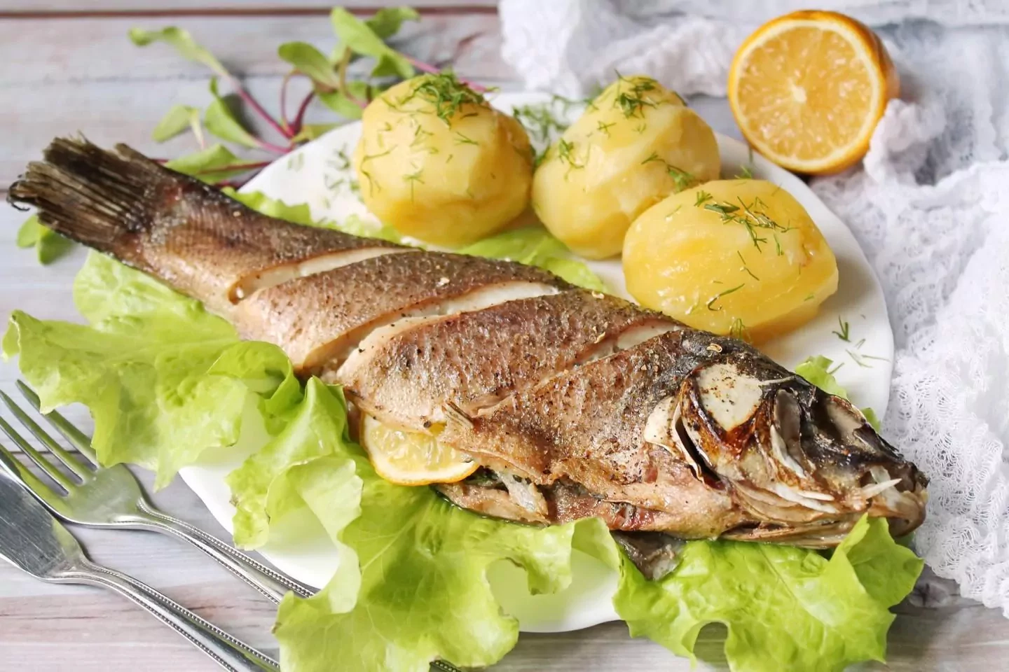 Lin pieczony w piekarniku