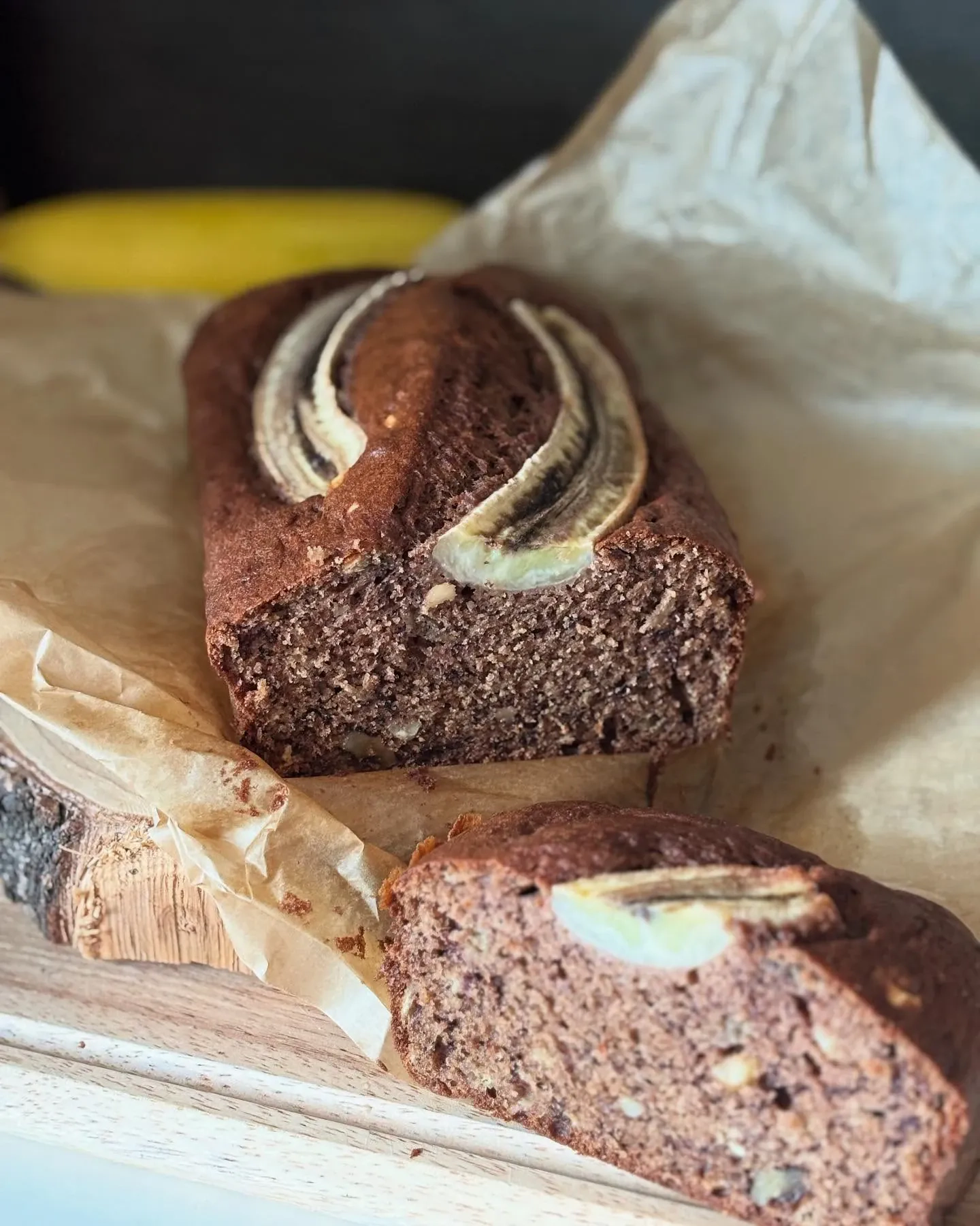 Fit chlebek bananowy z jogurtem