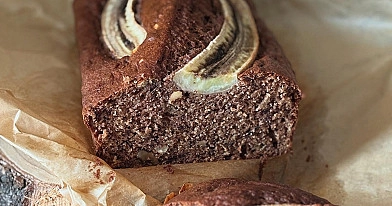 Fit chlebek bananowy z jogurtem