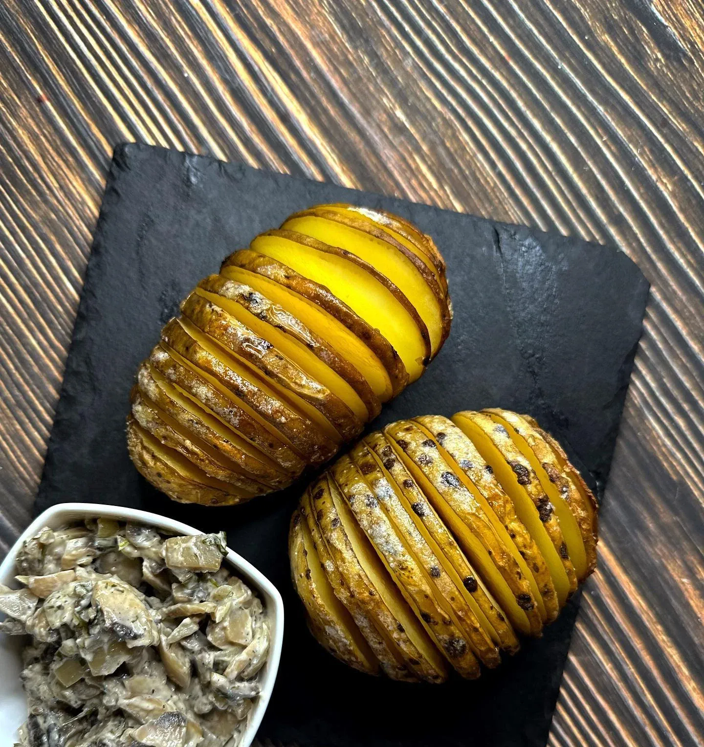 Ziemniaki hasselback z airfryer
