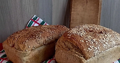 Chleb żytni z airfryer