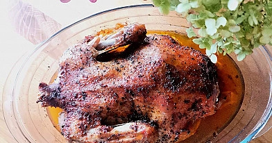Pieczona kaczka z kminkiem