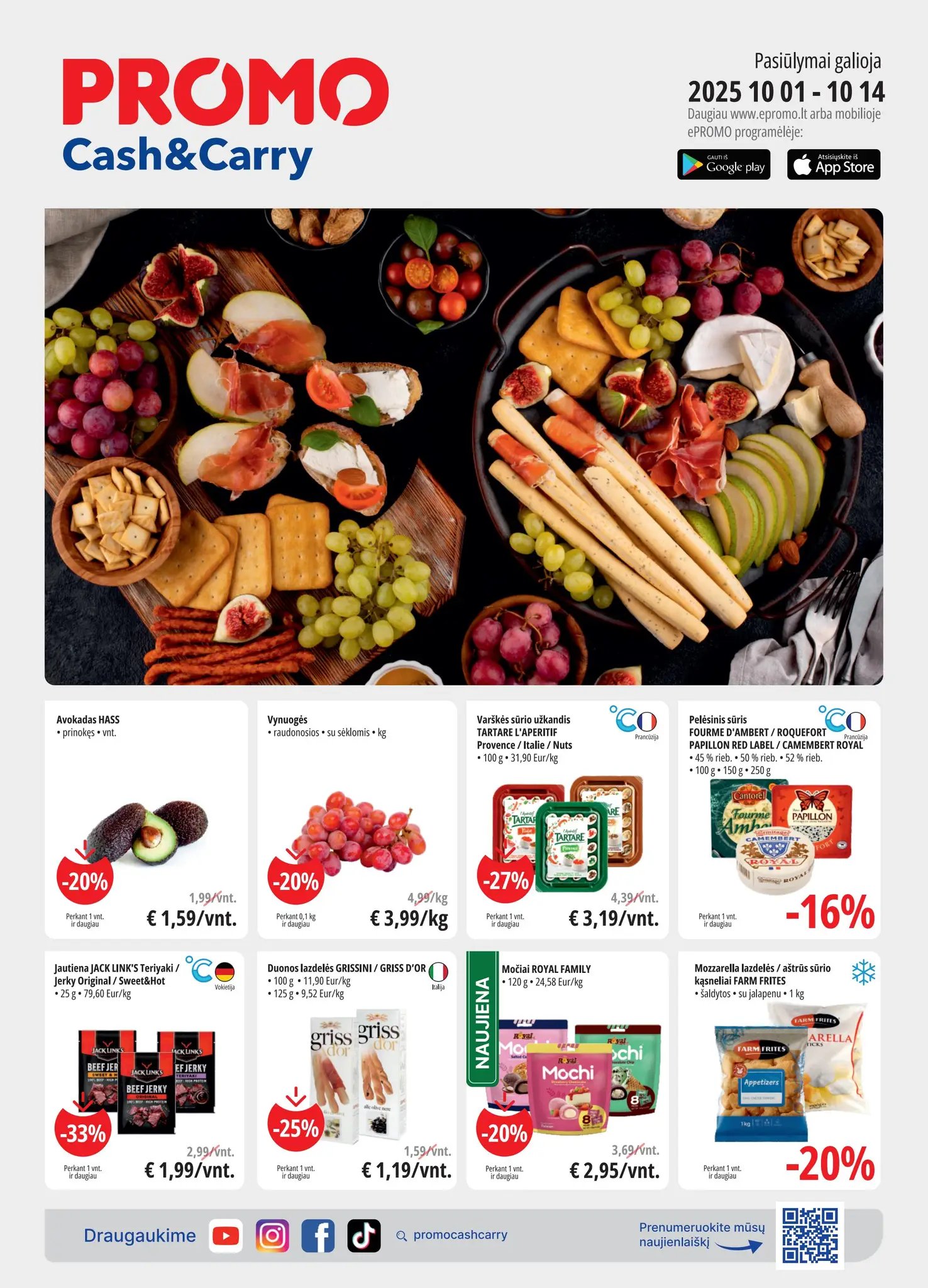PROMO akcijų ir nuolaidų leidinys 2025-10-08 - 2025-10-21