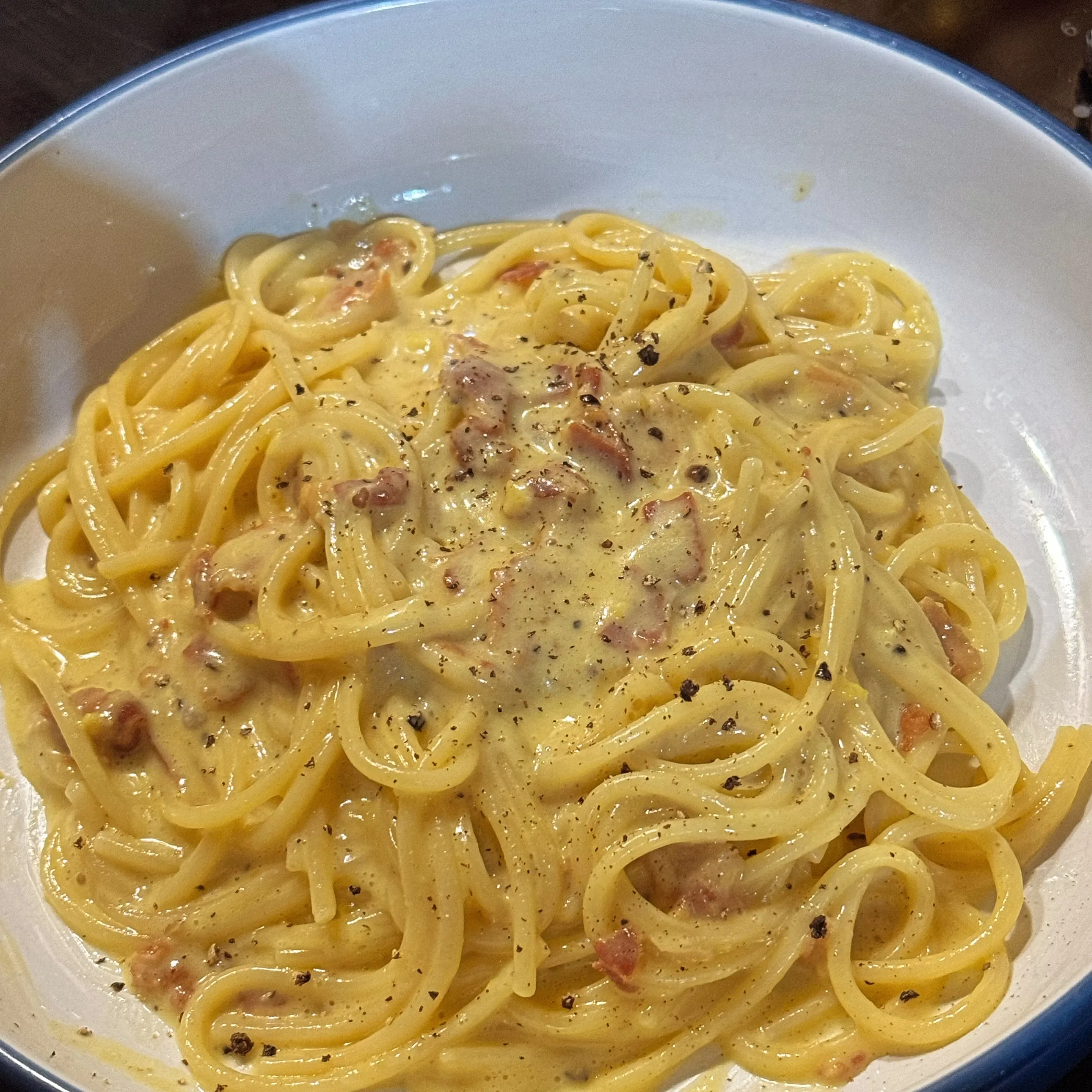 Sos do spaghetti carbonara ze śmietaną 30