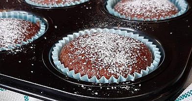 Muffinki dyniowe z cynamonem i jabłkiem