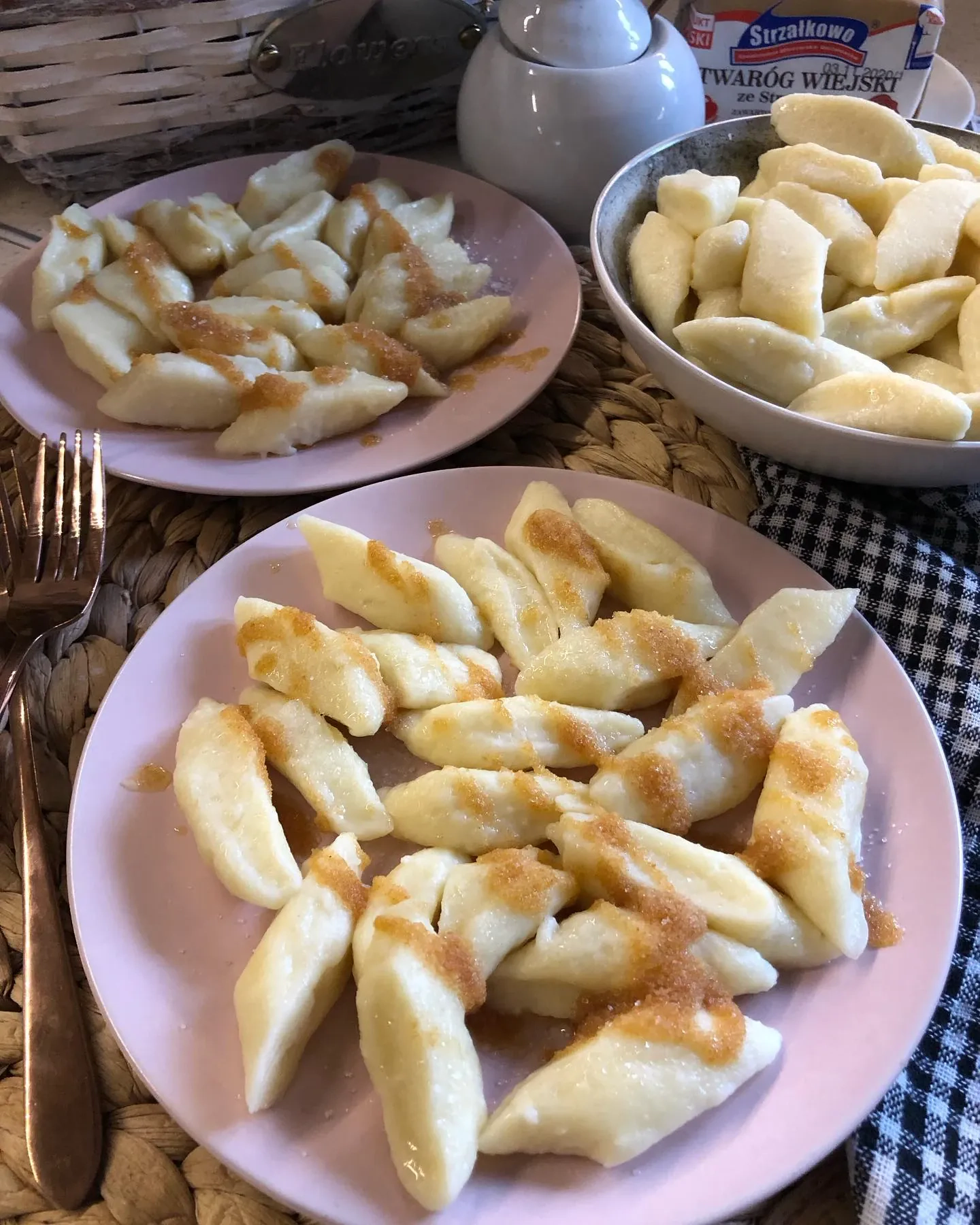 Kluski leniwe z twarogiem