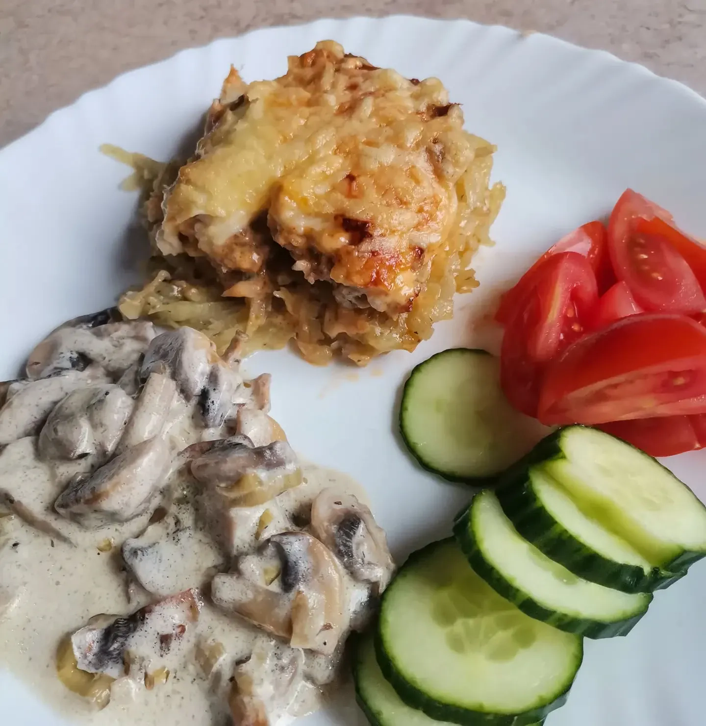 Bulvių ir faršo apkepas su sūriu, keptas orkaitėje👌🤩