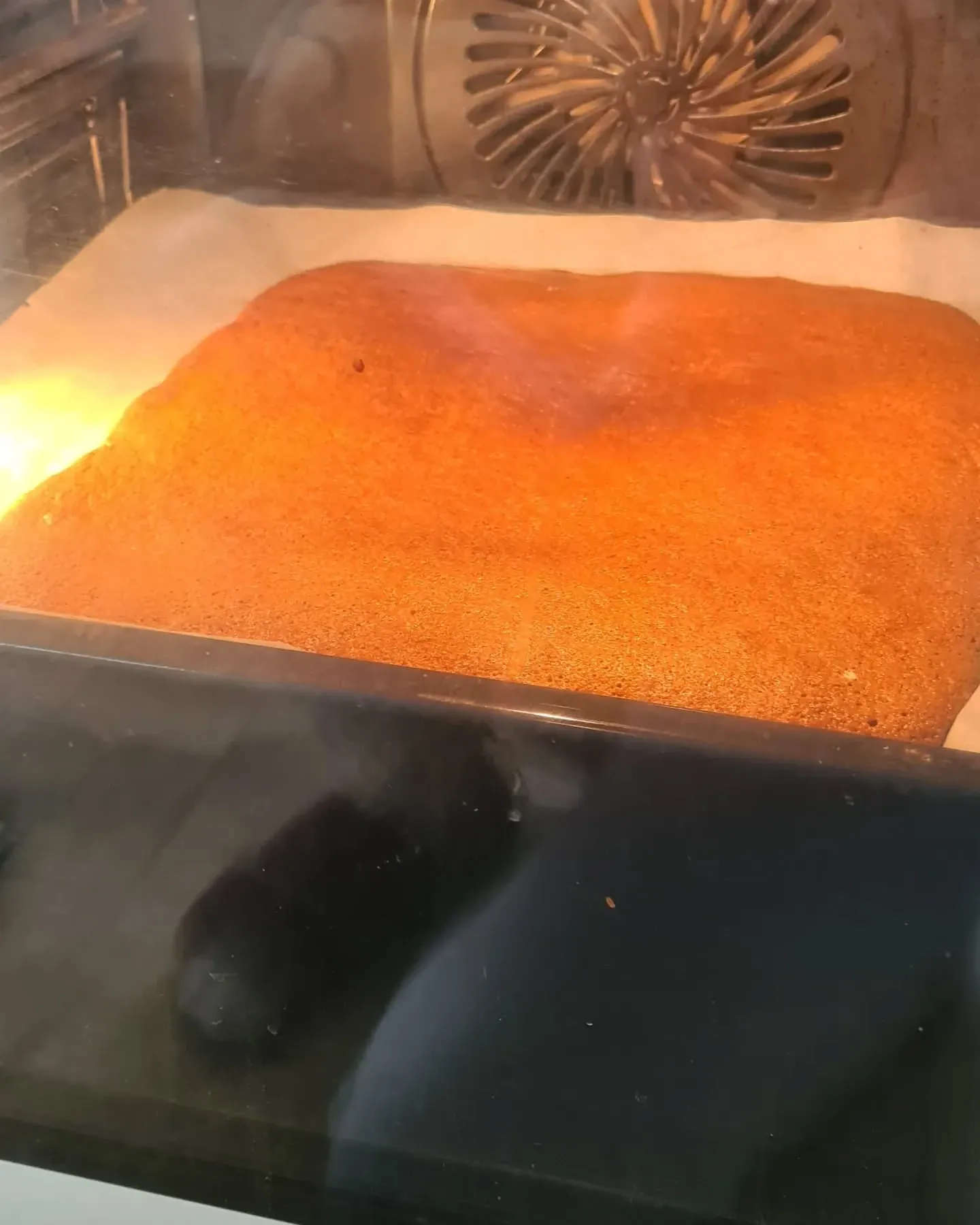 Veselīga mājas medus kūka bez cukura ar auzu miltiem un skābo krējumu