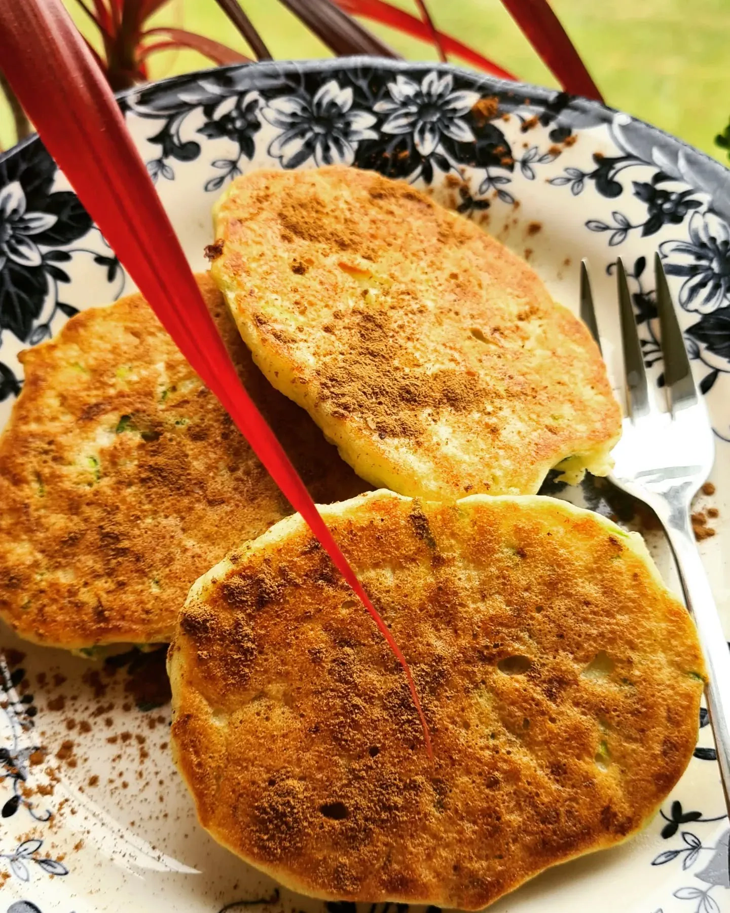 Kabaču pankūkas ar rīsu miltiem