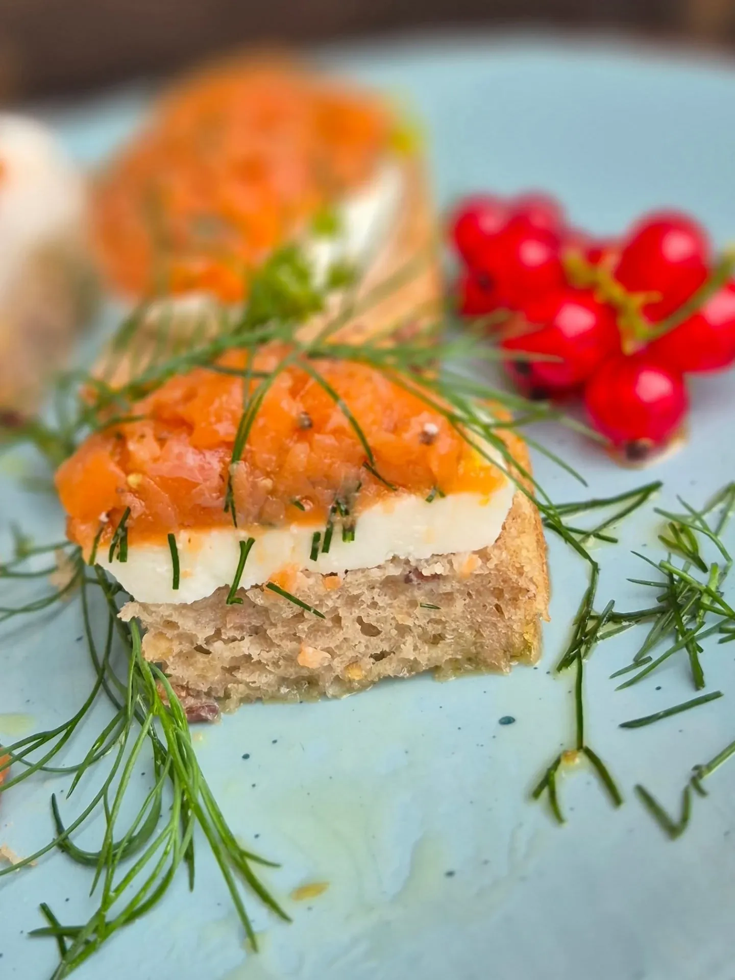 Tatar z pstrąga łososiowego z mozzarellą i oliwą – eleganckie danie na kolację