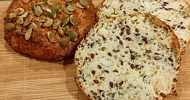 Bułki z twarogu i ziaren – keto, low carb, bez mąki pszennej