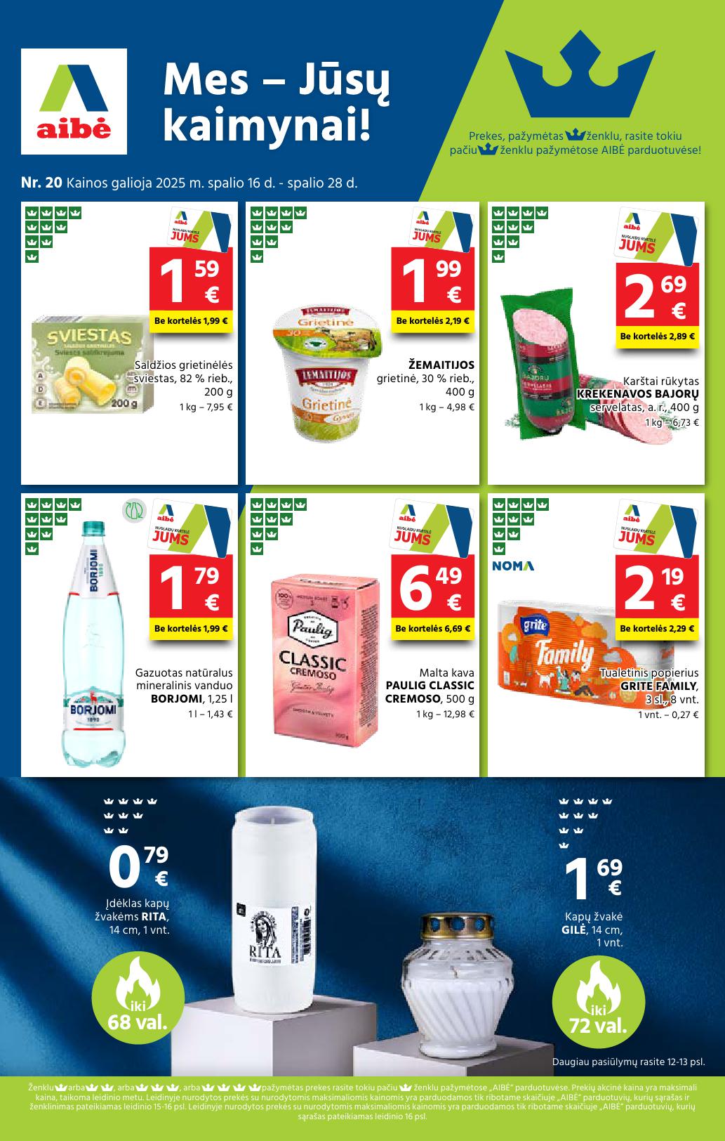 AIBE akcijų ir nuolaidų leidinys 2025-10-30 - 2025-11-12
