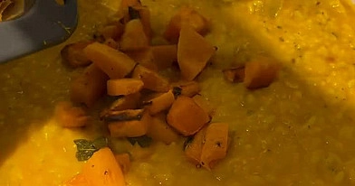 Risotto z dynią i grzybkami – kremowy włoski klasyk w jesiennym wydaniu