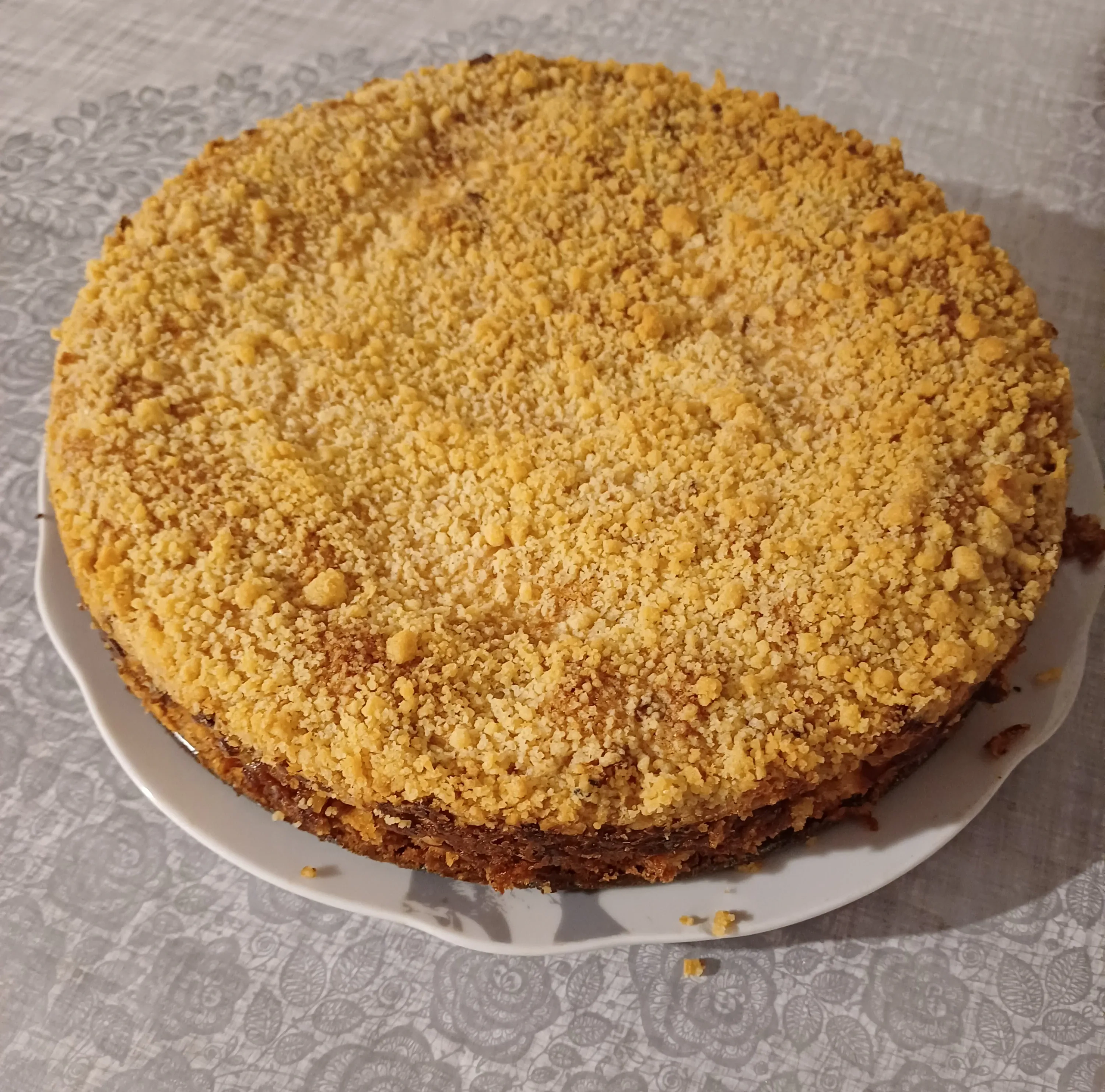 Varškės ir obuolių pyragas pagal Laurą su sviestinės tešlos pagrindu