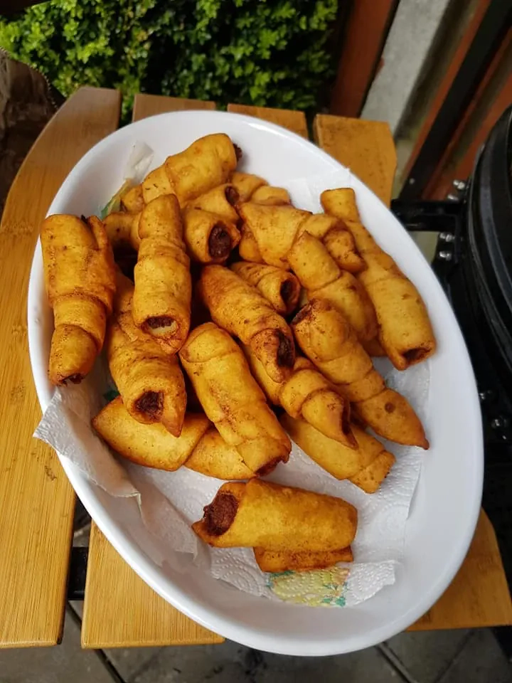 Čičinsko kepsnys iš kiaulienos faršo - bulvių apvalkale