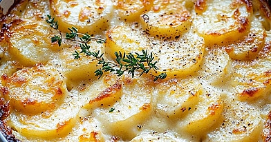 Bulvių pyragas su grybais ir jautiena