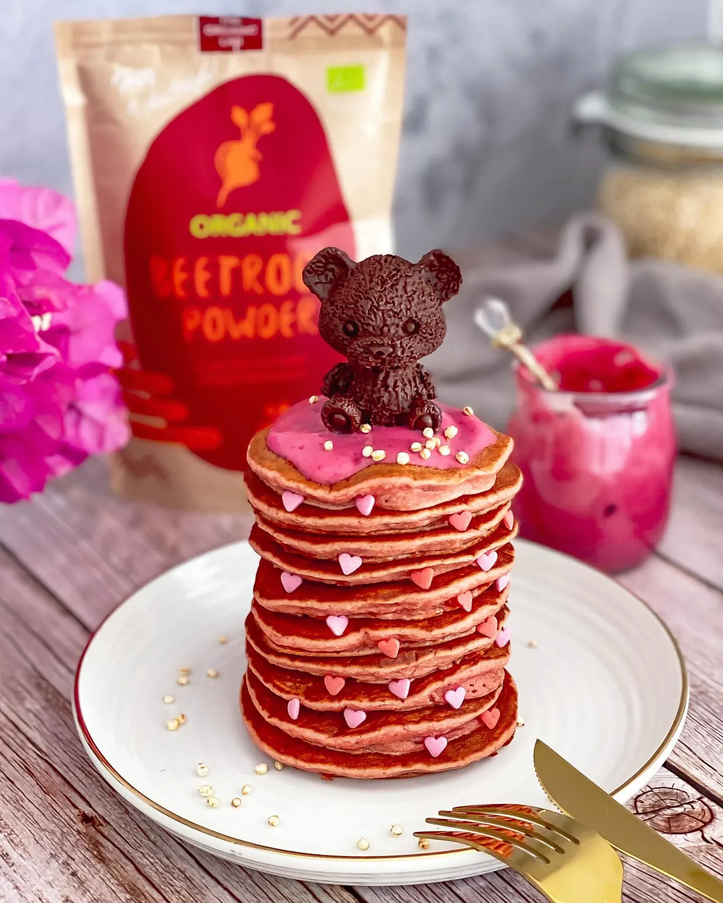 Virtų burokėlių blyneliai su varške pagal Beatą