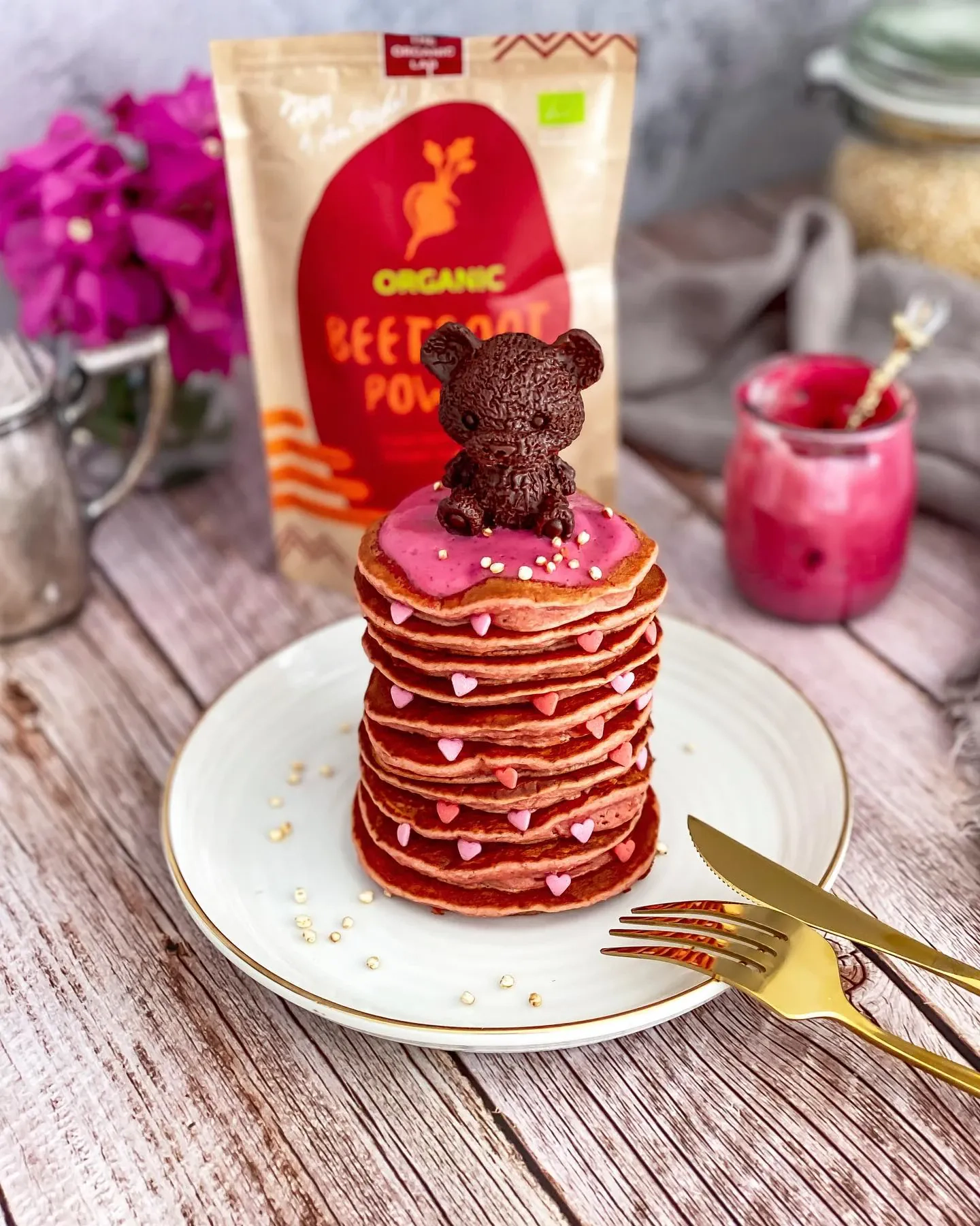 Virtų burokėlių blyneliai su varške pagal Beatą