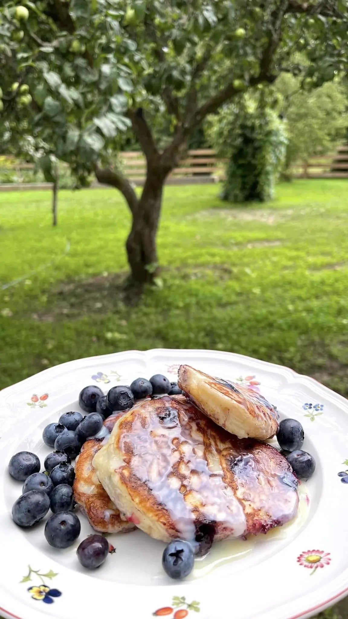 Blynai su avižų miltais ir bananu