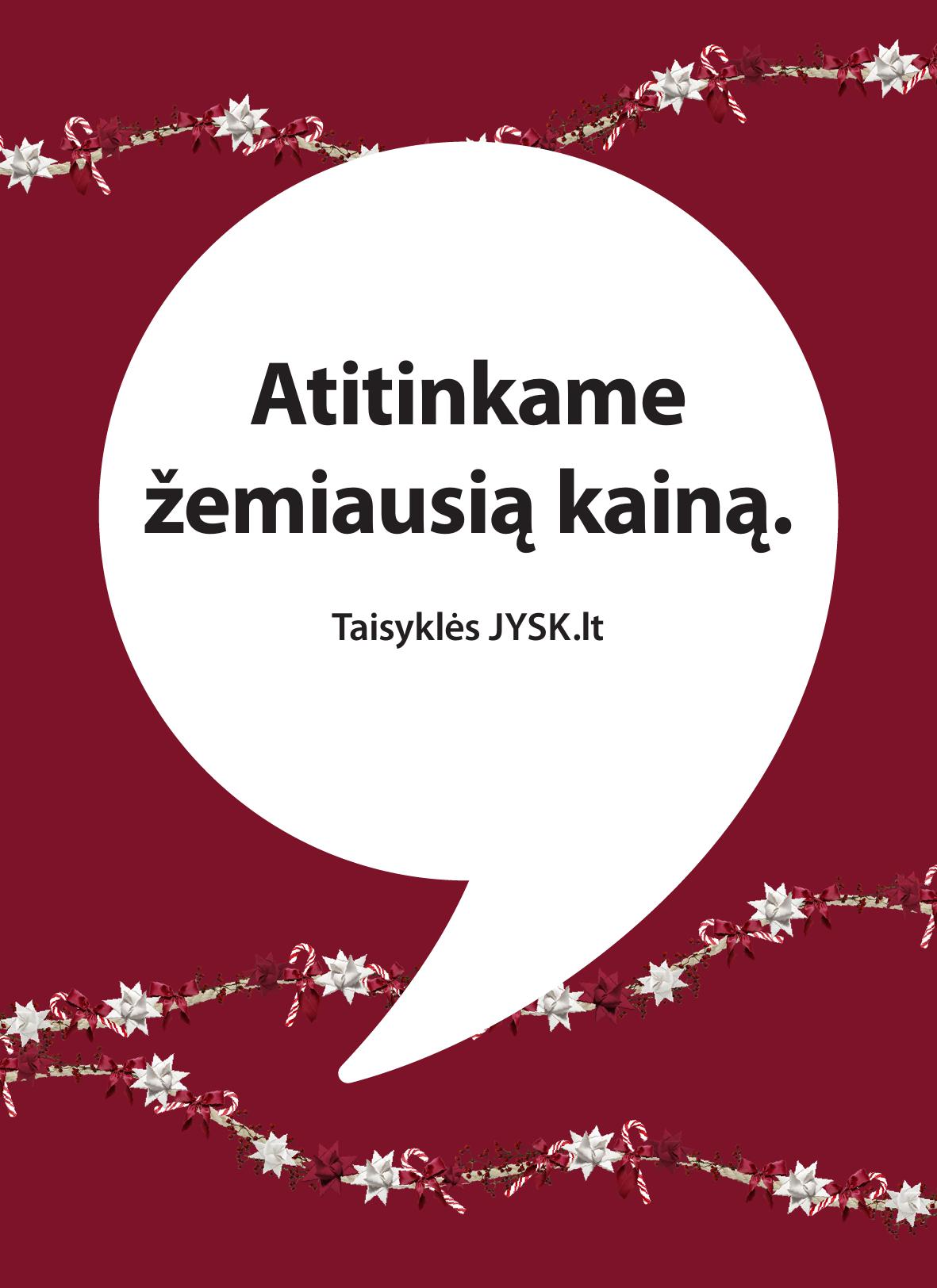 JYSK akcijų ir nuolaidų leidinys 2025-12-09 - 2025-12-15