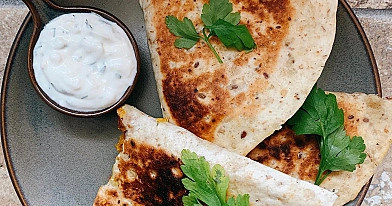 Kesadilijos su sūriu (+ tortilijos receptas)