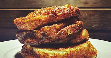 Troškinti bulvių ir varškės blynai