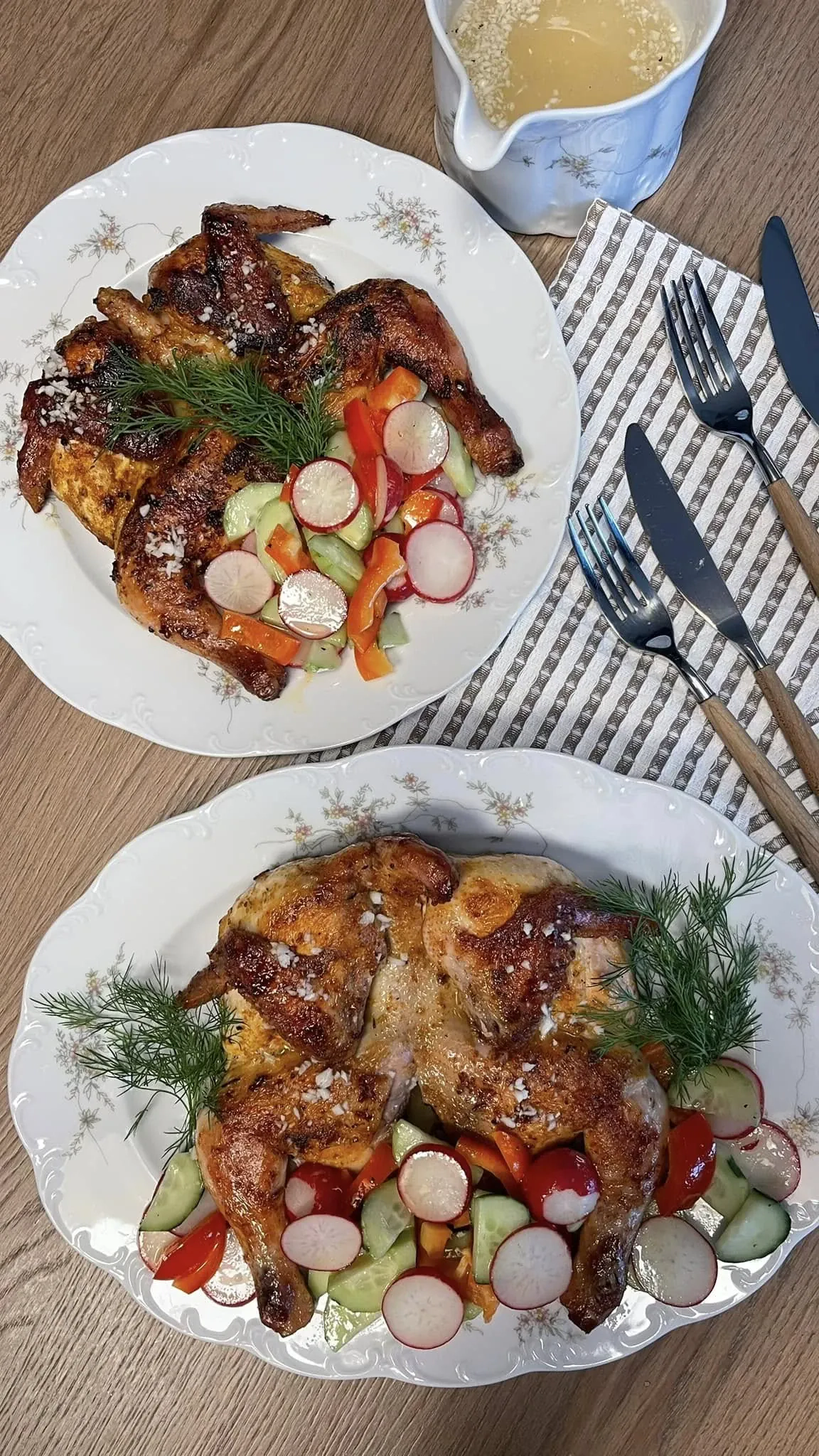 Chicken tabaka - keptas viščiukas