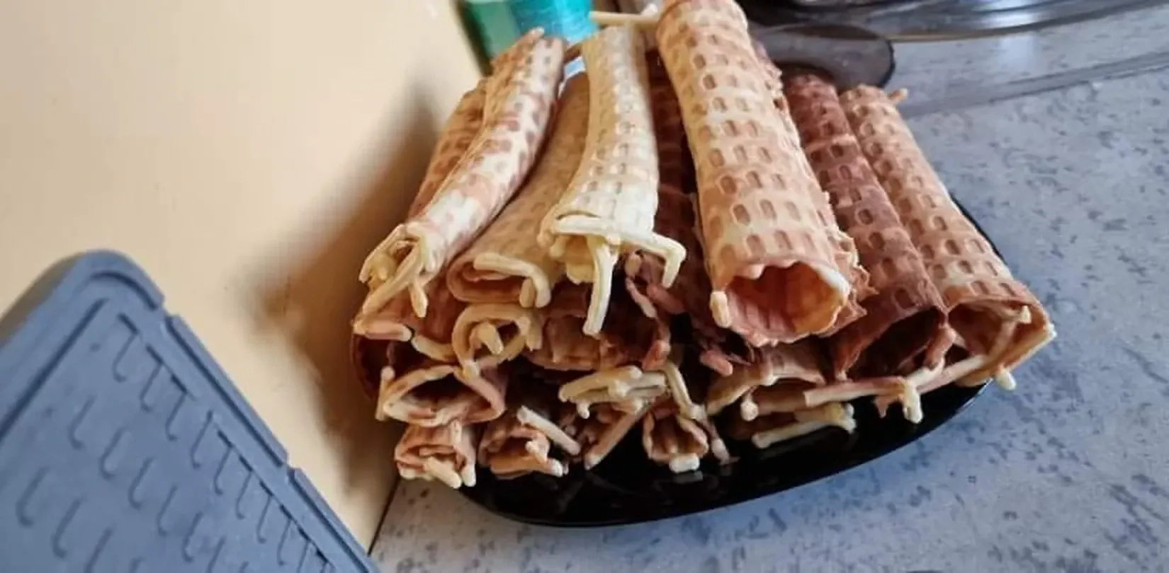 Mamos vaflių receptas su sviestu