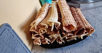 Mamos vaflių receptas su sviestu