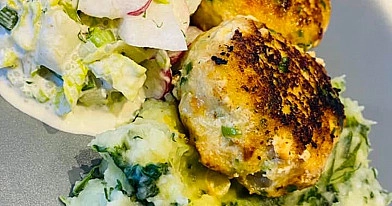 Labai skanūs ir sultingi jautienos kotletai su moliūgu ir manais